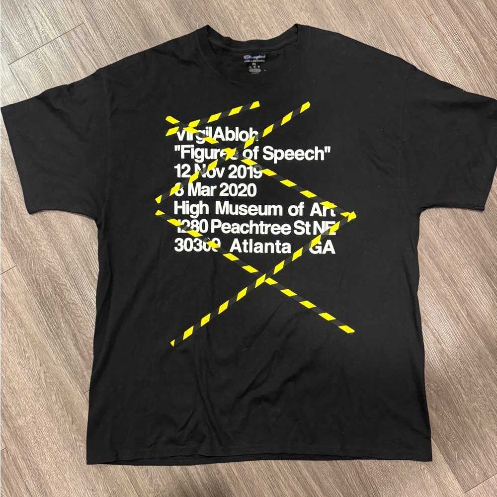 Virgil Abloh Figure of Speech Tee - Black